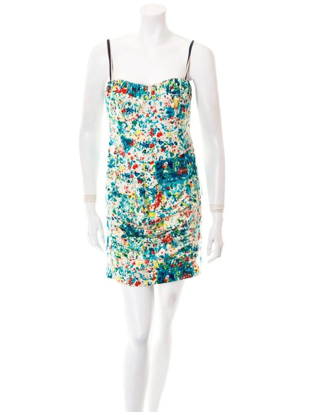 Nanette Lepore Floral Corset Mini Dress